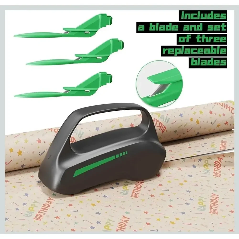 2PC Wrapping Paper Cutter 5 Blades Total Any Size Gift Wrapping Paper Roll s22